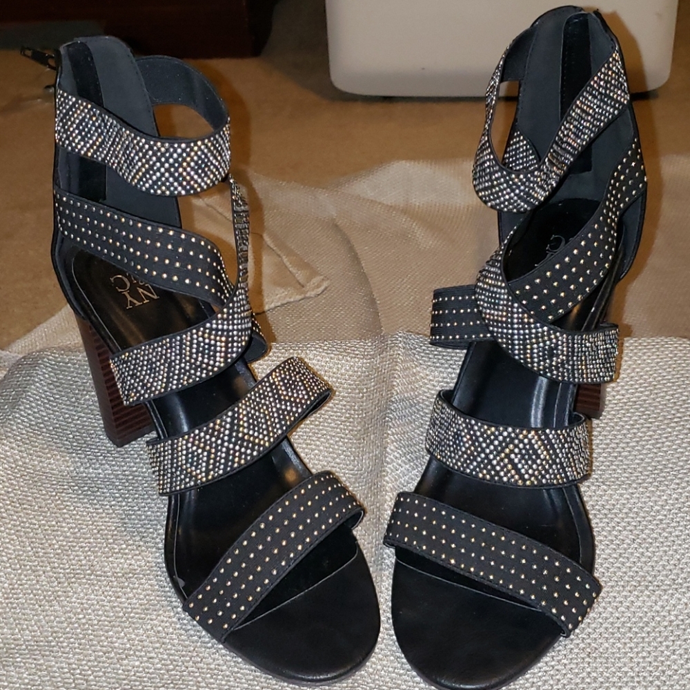 Beaded and Studded High Heels from New York and Company